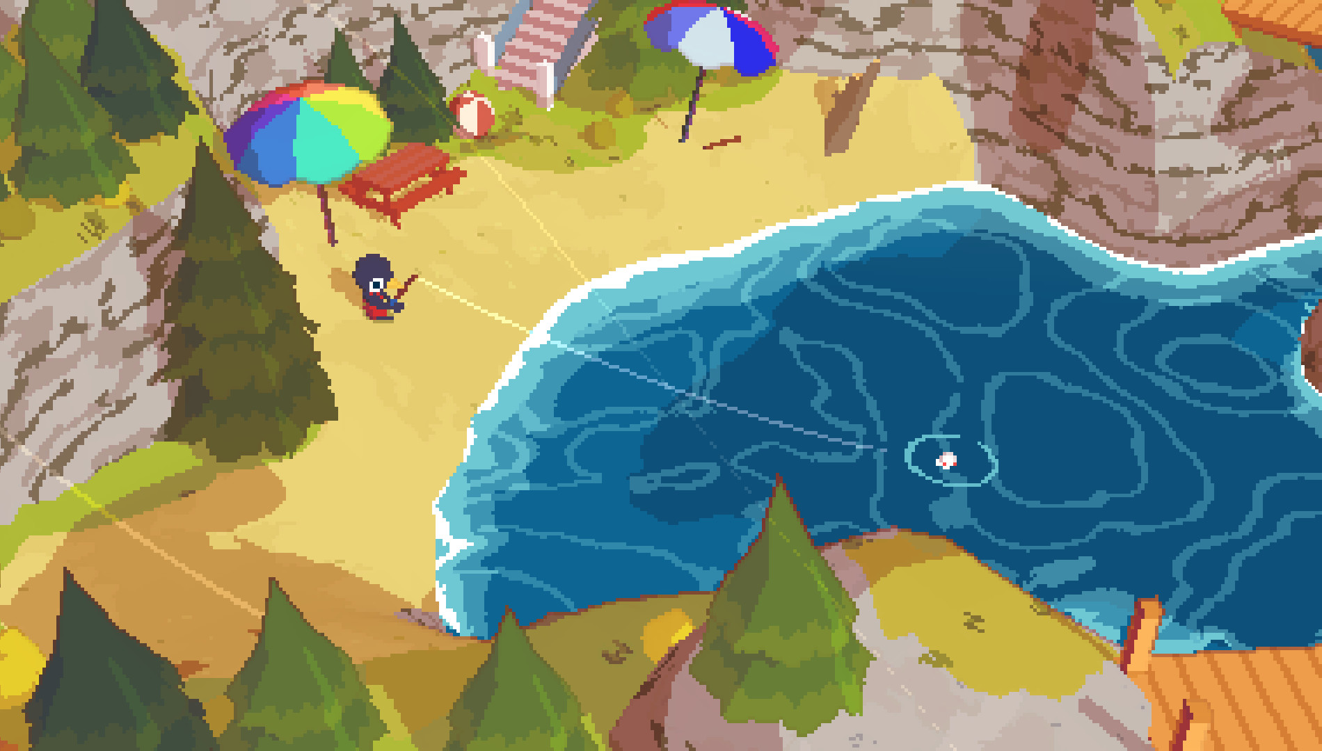A Short Hike cozy exploration gameplay screenshot