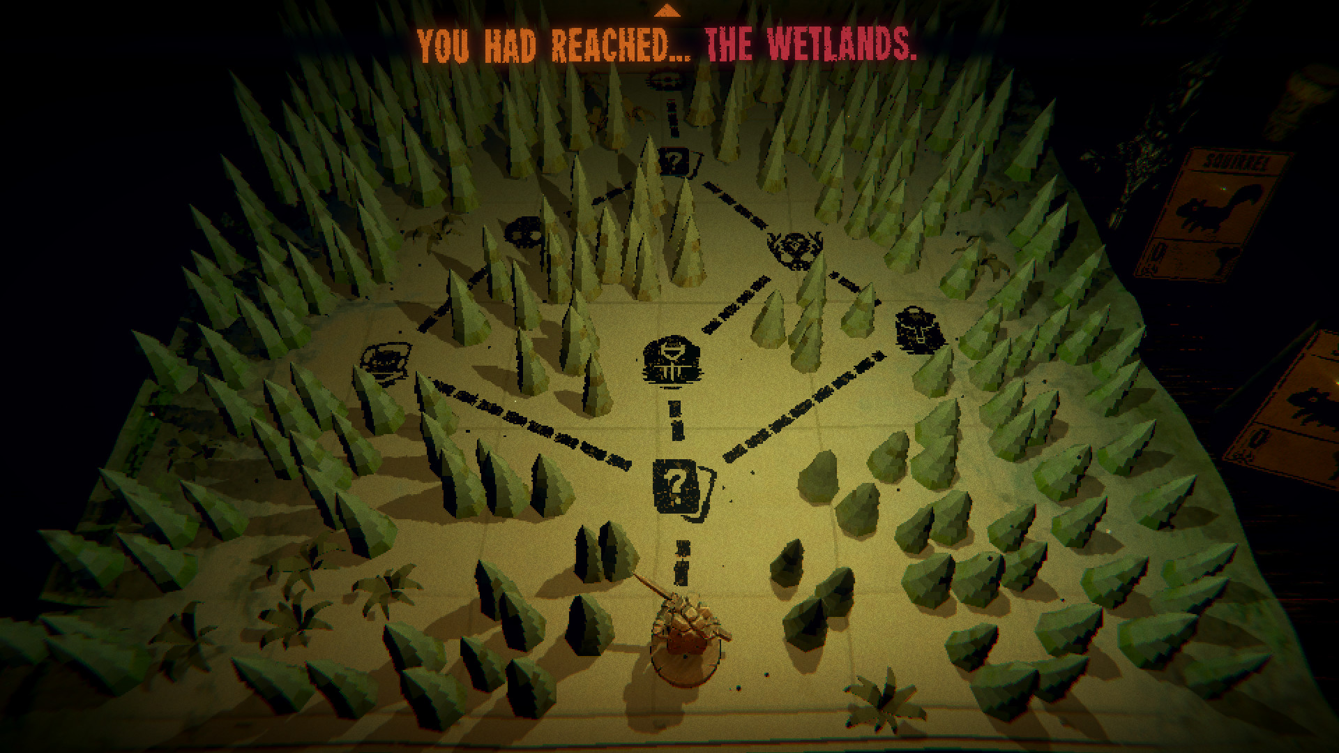 Inscryption branching map gameplay screenshot