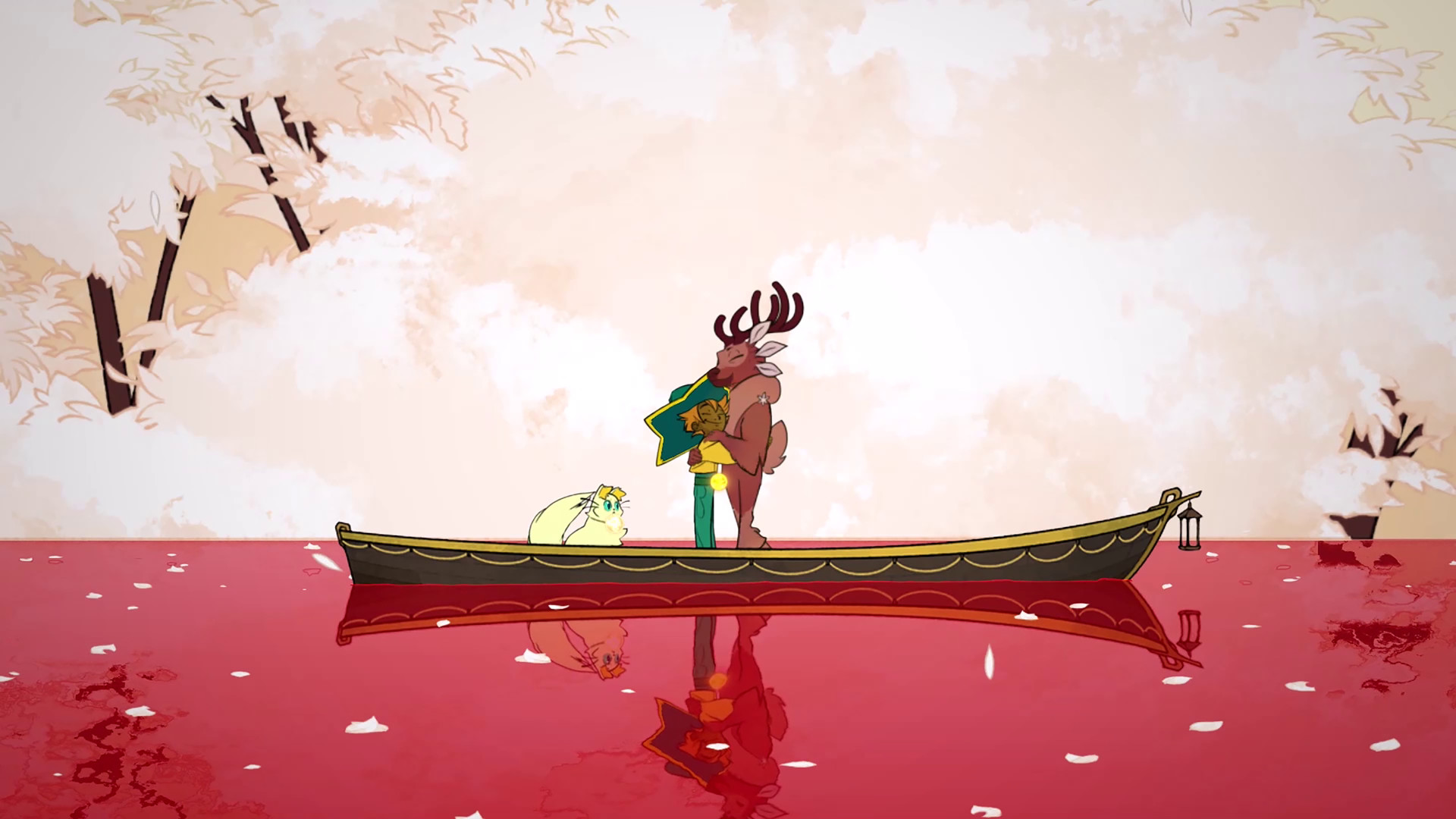 Spiritfarer hand-drawn art screenshot