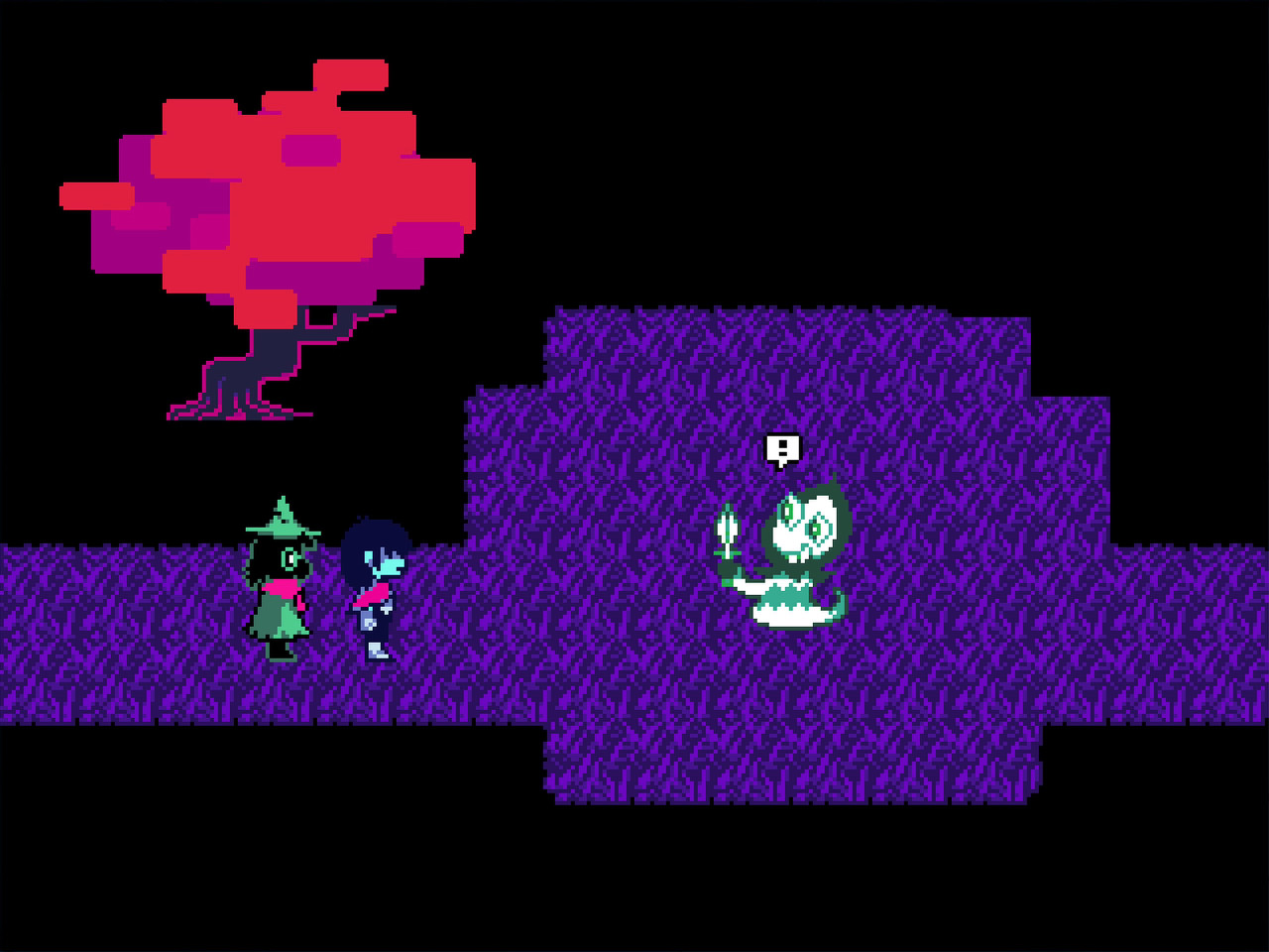 Deltarune overworld gameplay screenshot